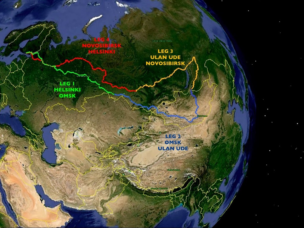 siberian desert map